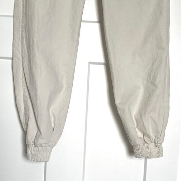 ZARA The Mercer Jogger Tapered Leg Ecru Womens Size Medium - Picture 4 of 10